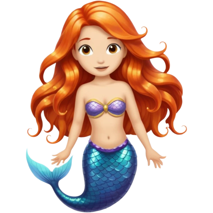 a sirena out of water emoji