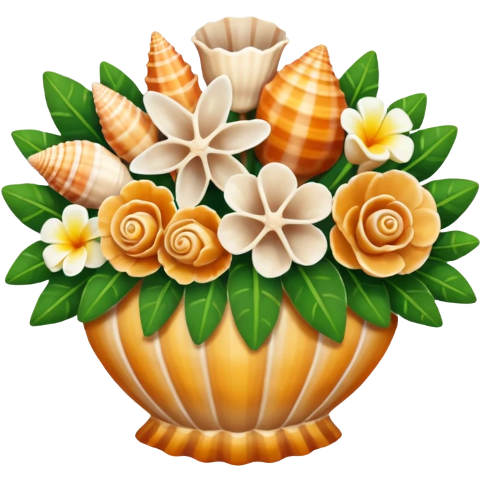Seashell bouquet  emoji