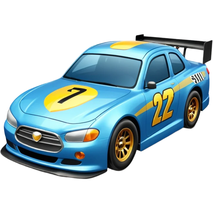 Stock car emoji
