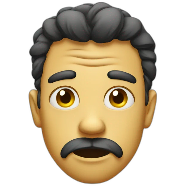 disgused face emoji