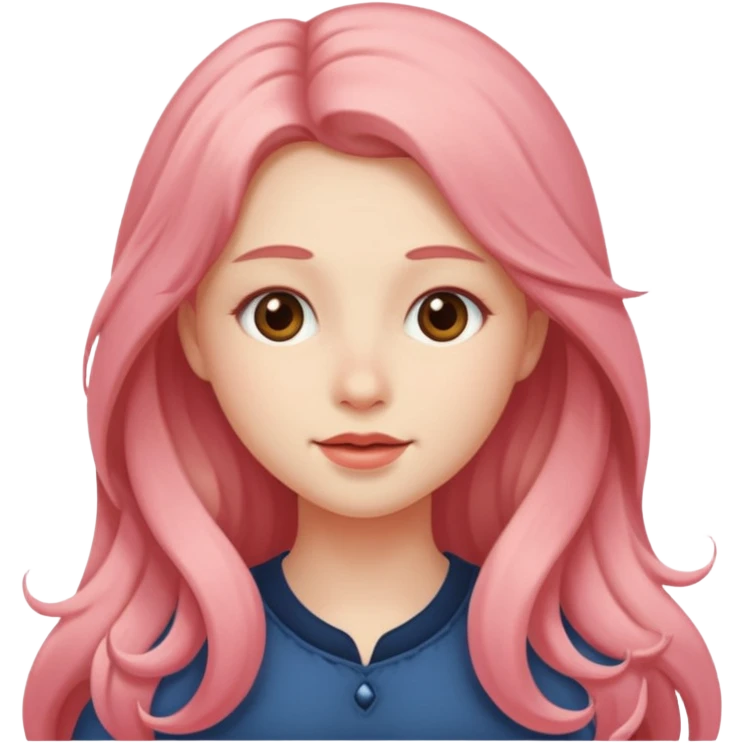 Uzun saçlı kız emoji