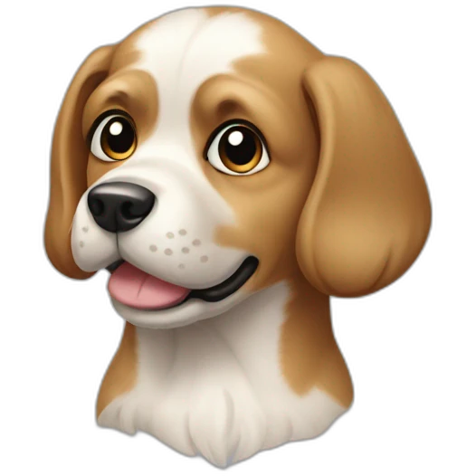 Dog francouzský buldoček emoji