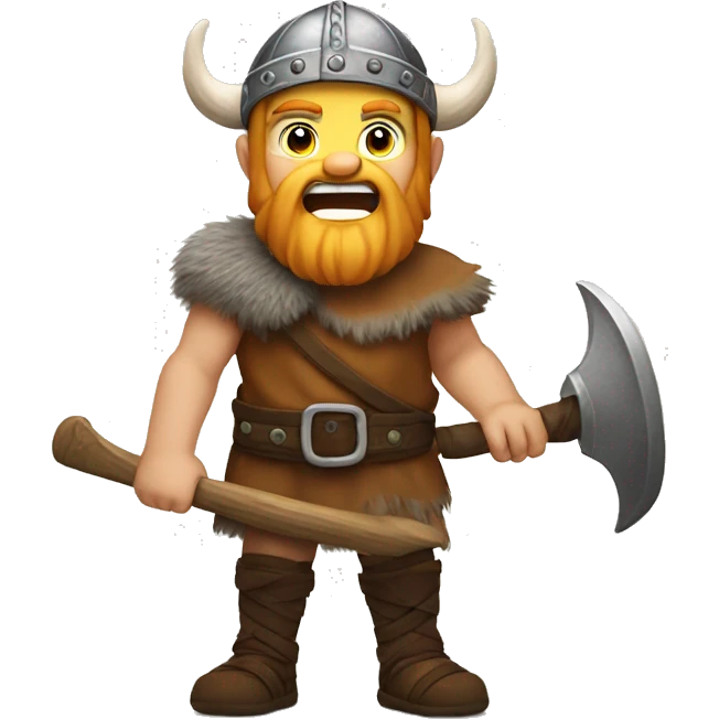 Viking boy win ax emoji