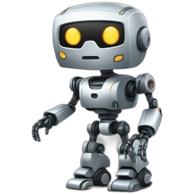 Robot con una idea emoji