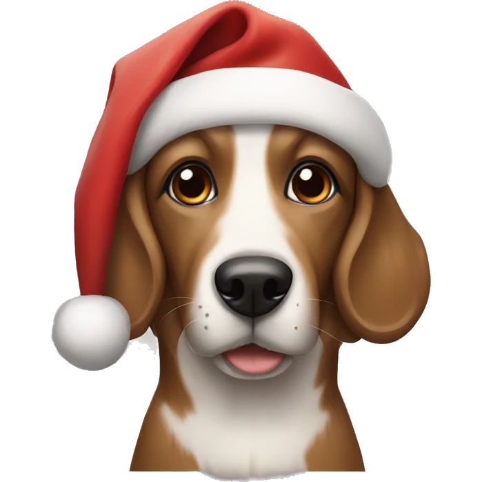 christmas dog emoji