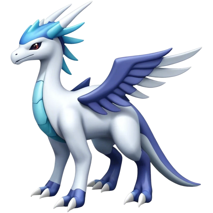 lugia-dialga-suicune-hybrid, full body emoji