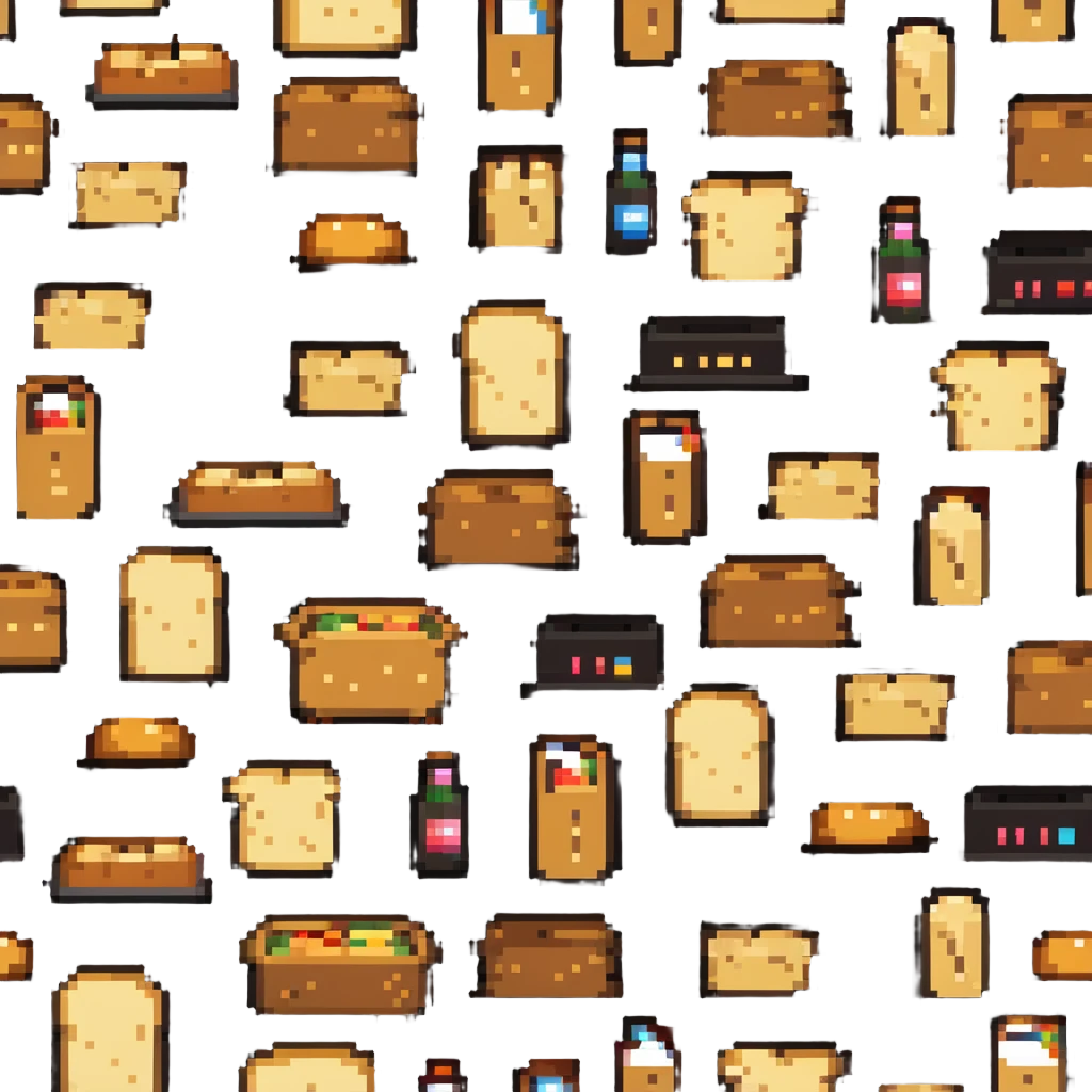 Toaster with bread emoji