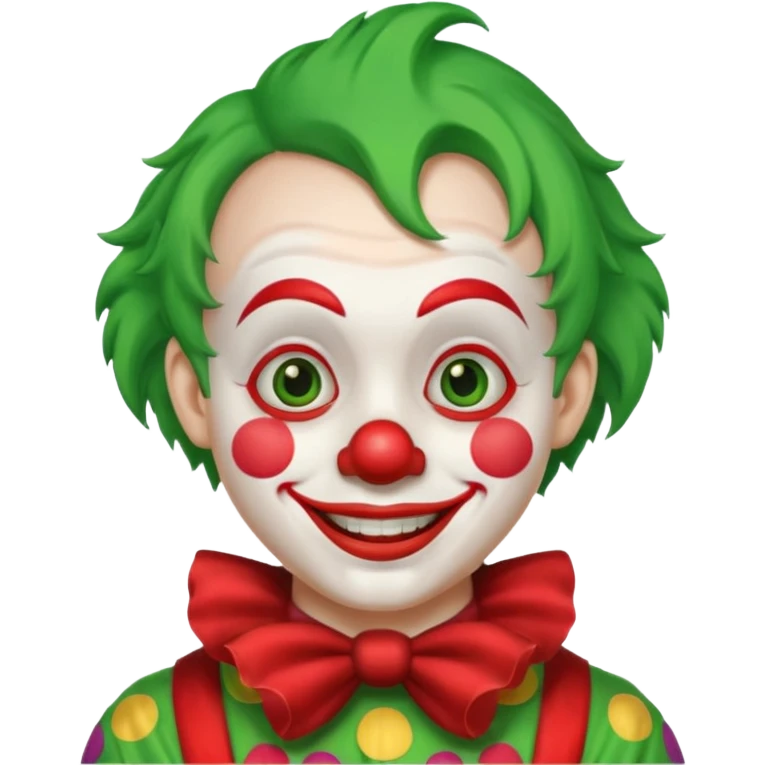 clown with green hair emoji