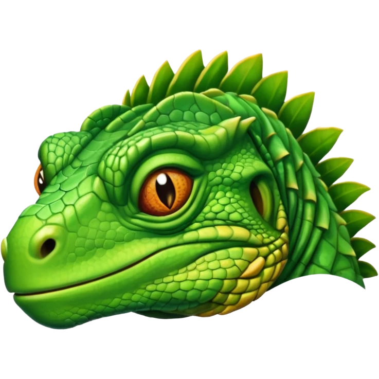 iguana's face sad emoji