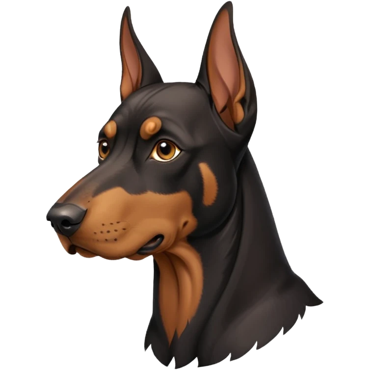 Dobermann hängeohren emoji