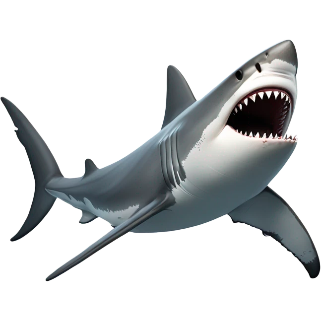Great white shark emoji