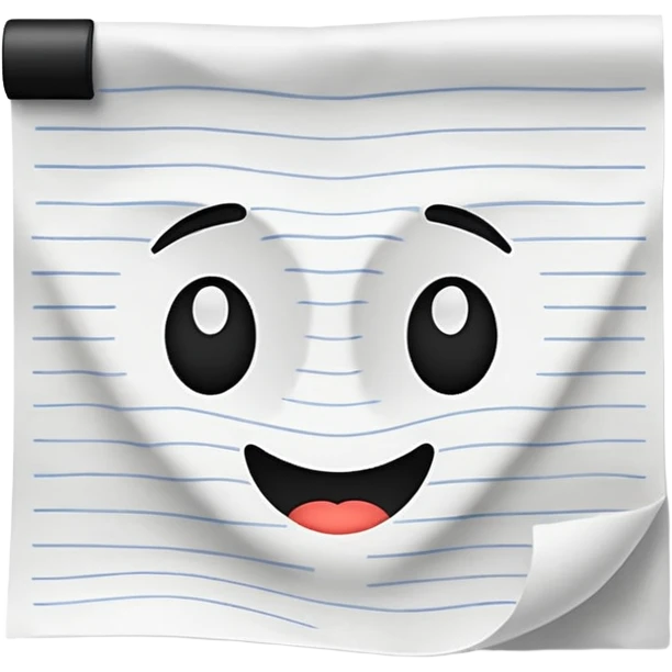 a piece of paper with reasonable care written on it emoji