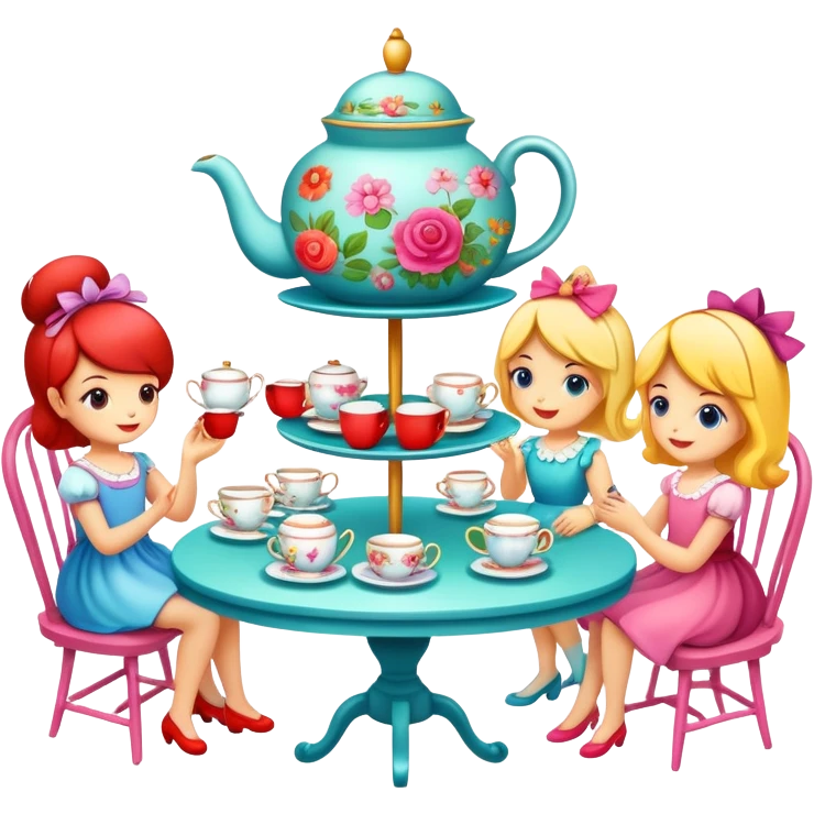 Mad tea party emoji