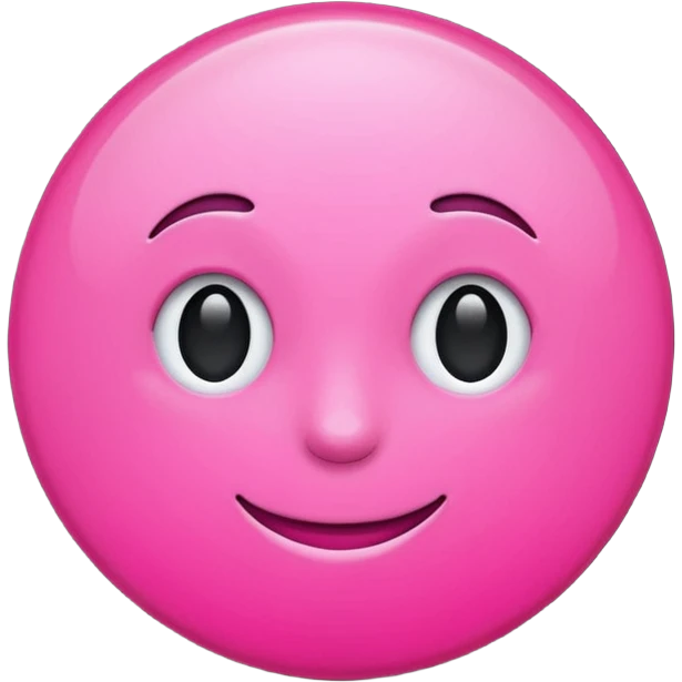 circulo + color rosa. NO cara ni nada, SOLO EL CIRCULO ROSA emoji