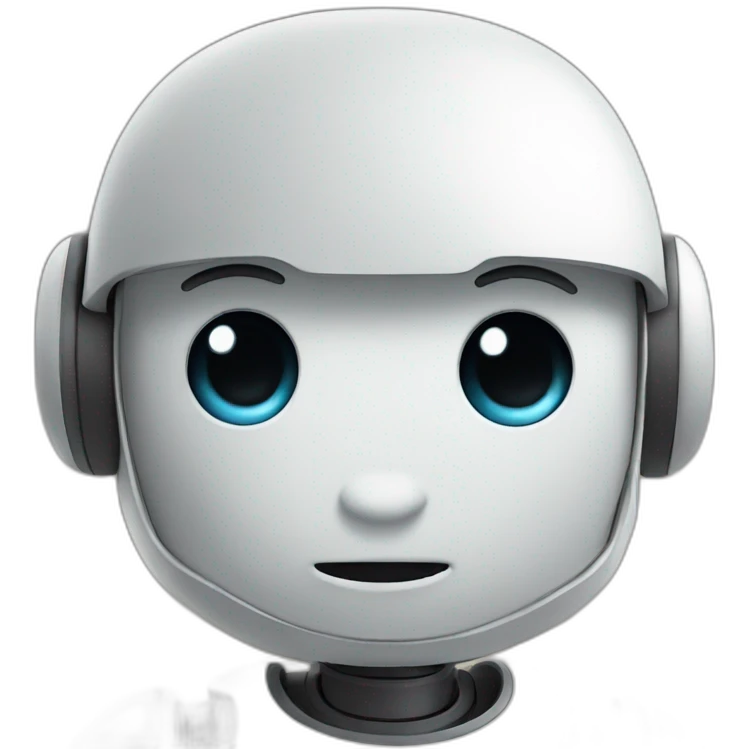 Cute robot emoji