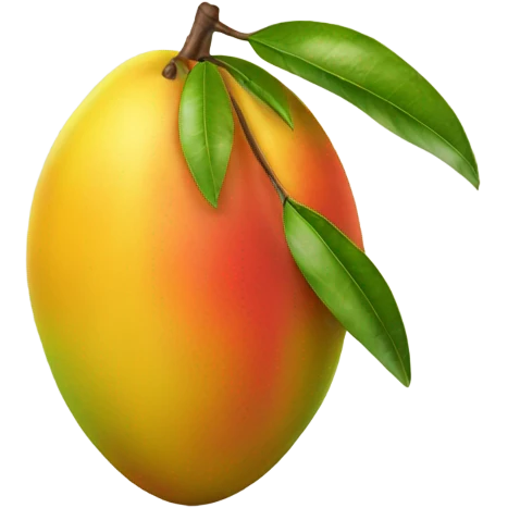 Realistic Mango emoji