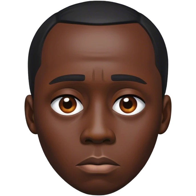 Diddy staring dead straight emoji