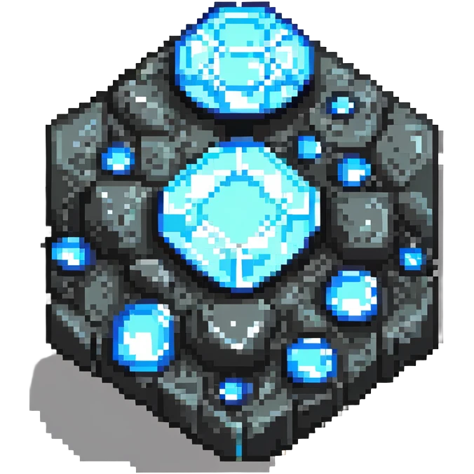 minecraft diamond ore block emoji