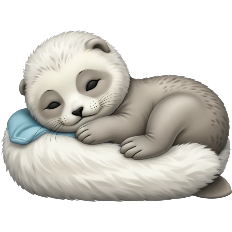 baby Seal sleeping emoji