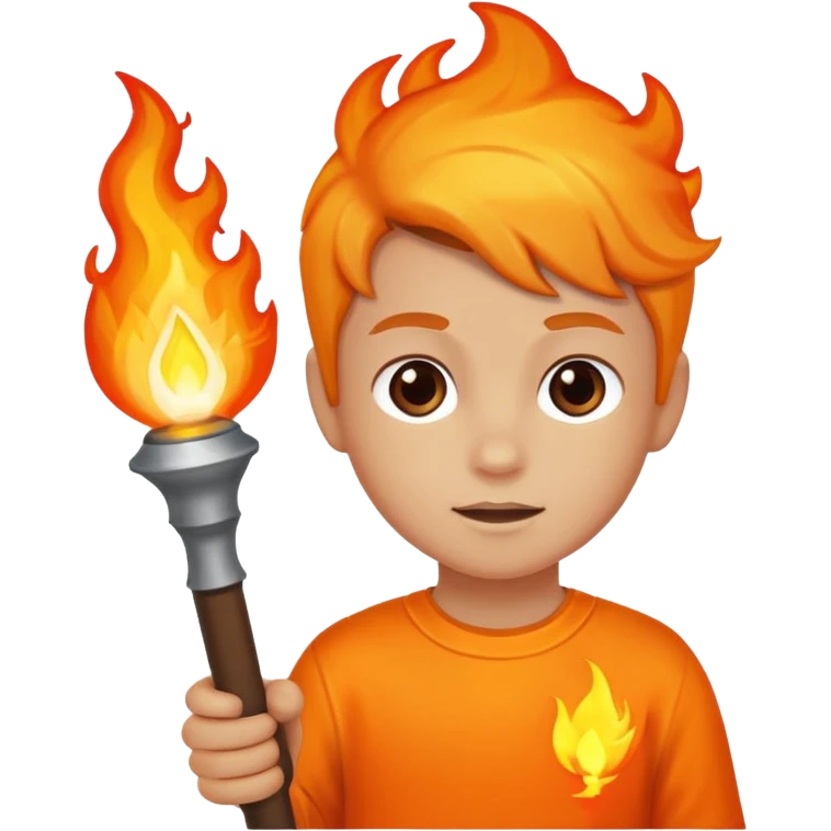 kid The torchbearer emoji
