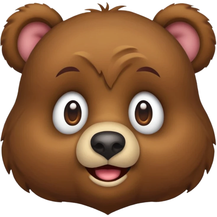 Generate all defaults emojis but with dudu bear face emoji