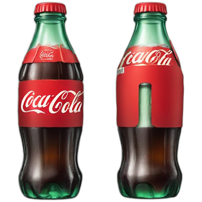 Coca cola glass bottle emoji