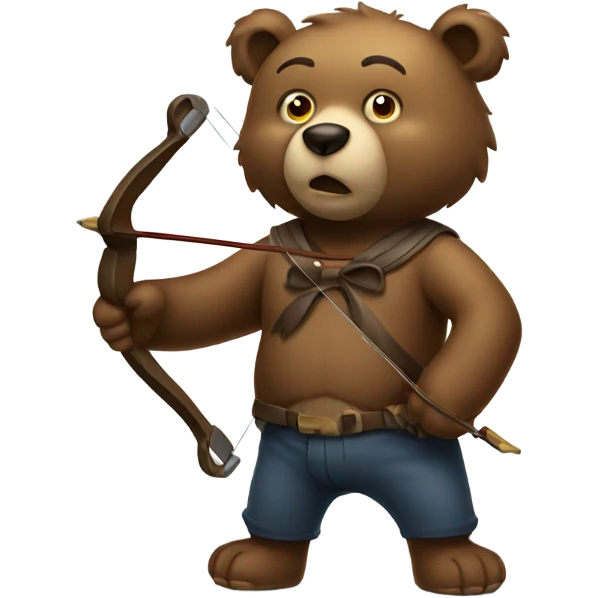 Bear with bow  emoji