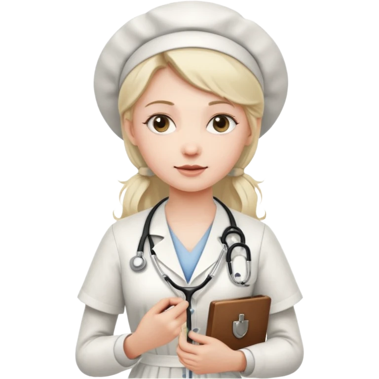 Victorian Nurse in a long dress emoji