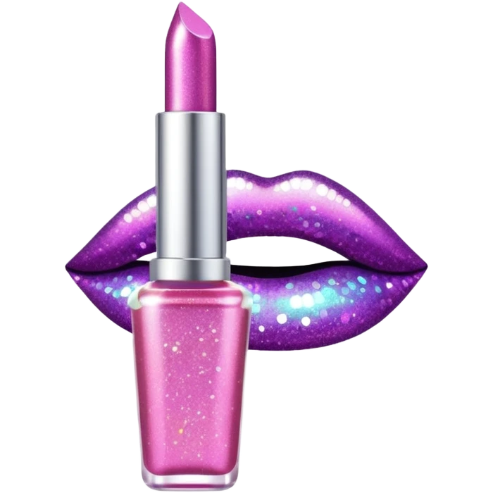 glitter liquid lipgloss emoji