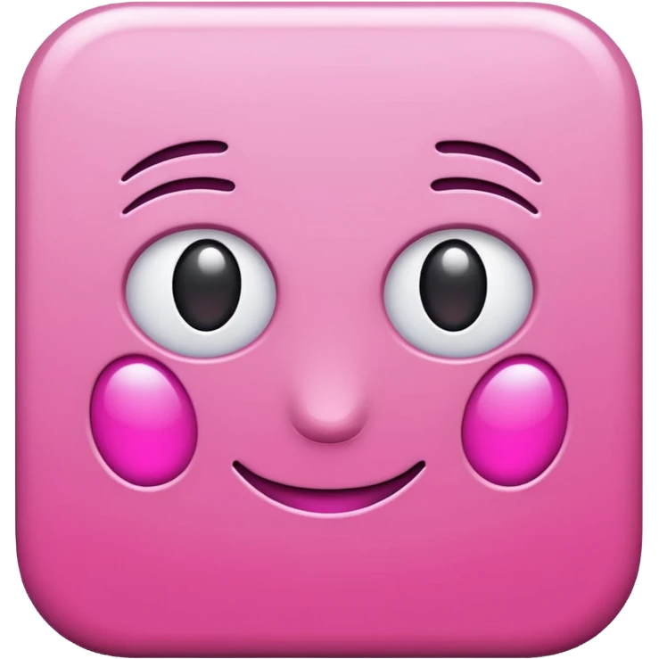 Pink emoji