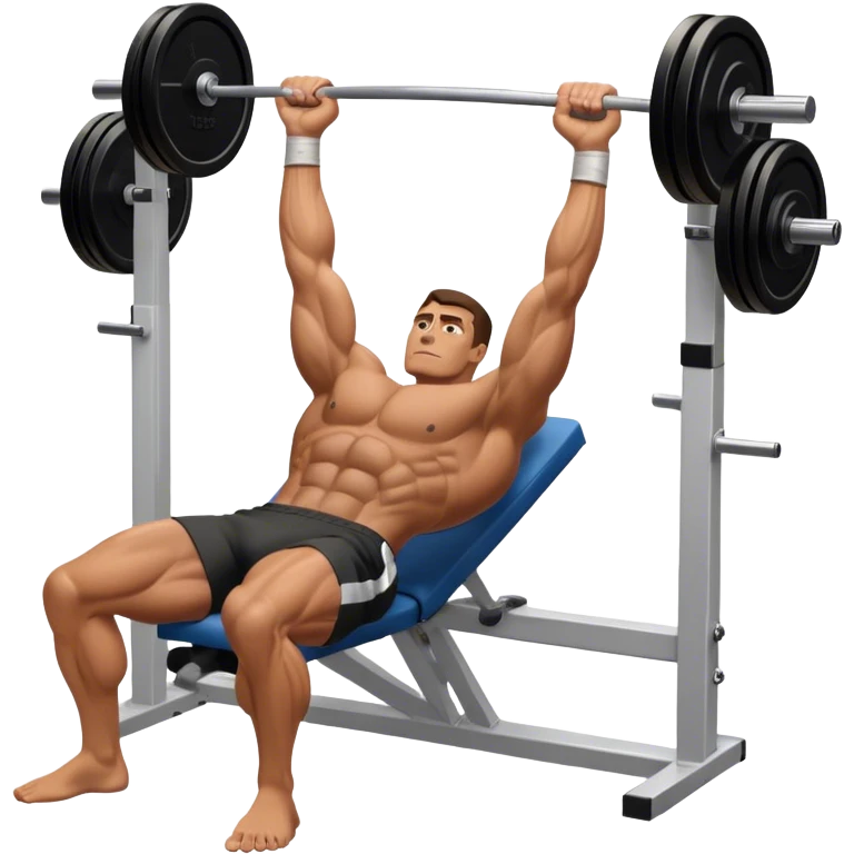 close-grip flat-benchpress emoji