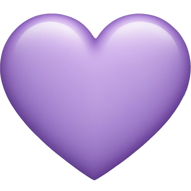 light purple heart emoji