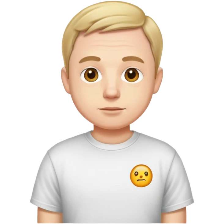A Durbin wearing a T-shirt emoji
