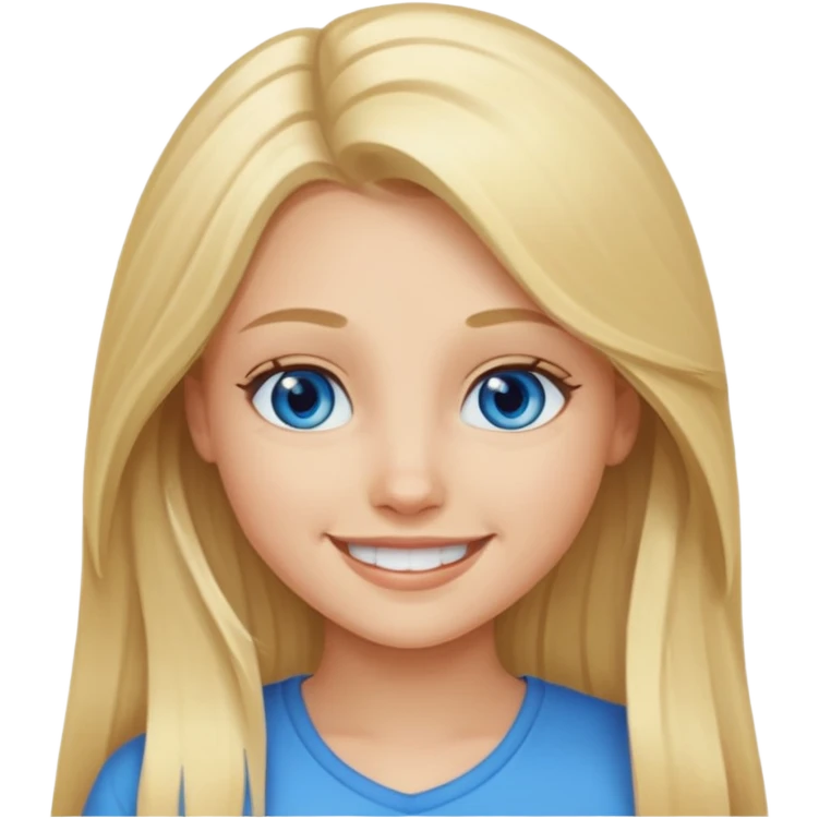 BLONDE AND LONG HAIR MEAN GIRL emoji