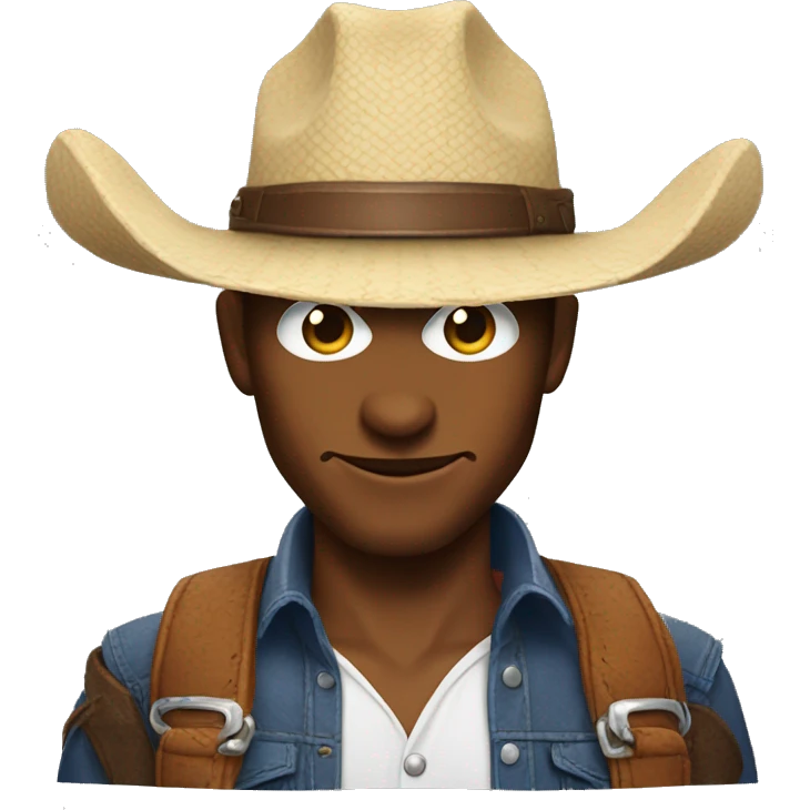 Spiderman con sombrero cowboy emoji
