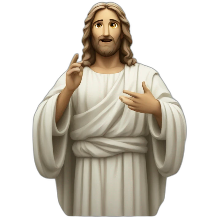 Rio Jesus statue emoji