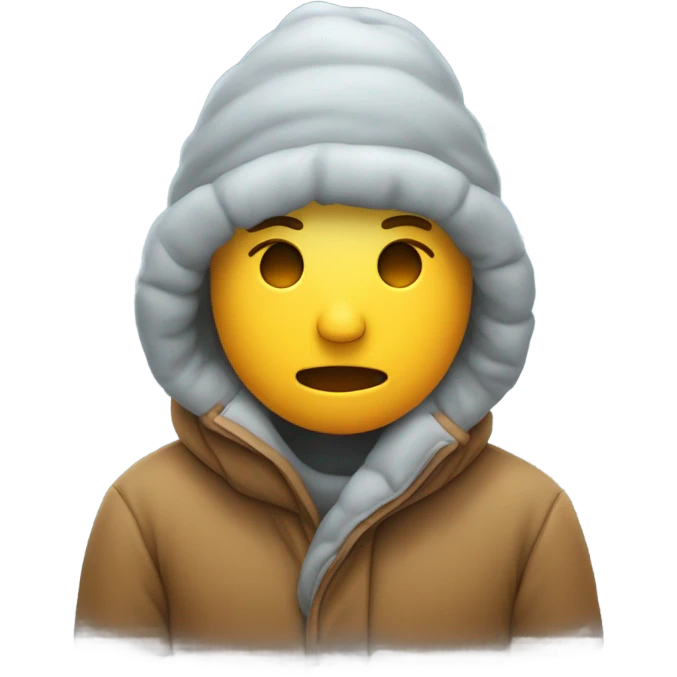 Me freezing outside emoji
