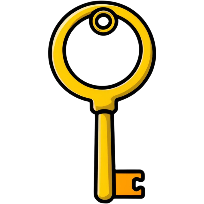 key for donation case emoji