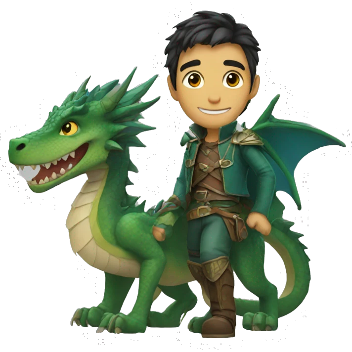 Dragón + leon emoji