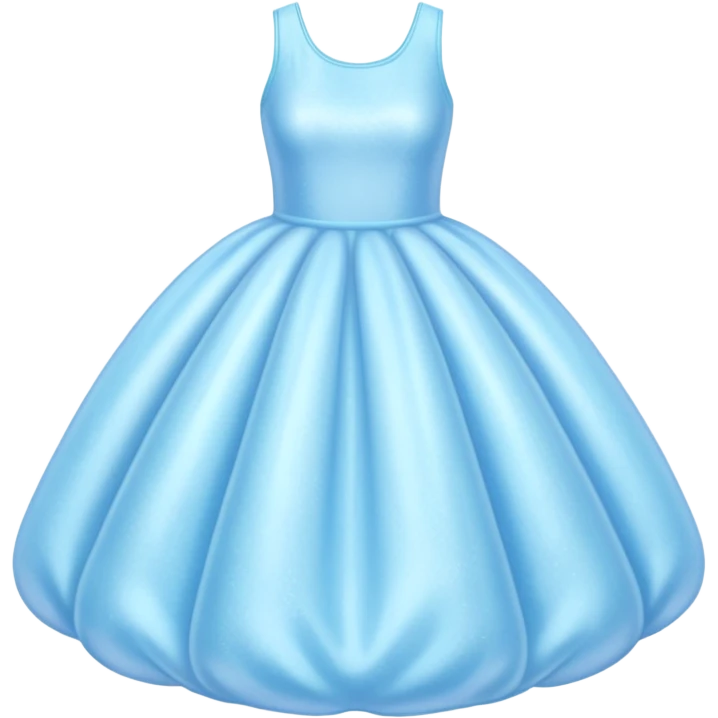 The bubble dress is typically a voluminous ball gown, designed to make Glinda look like she’s literally floating in a bubble. It features:  Pale blue or shimmering white-blue hues (in Ariana Grande’s movie version, it’s a soft, cotton-candy blue). emoji