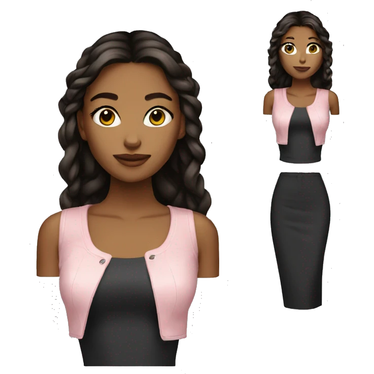 23 year old fashion girl emoji
