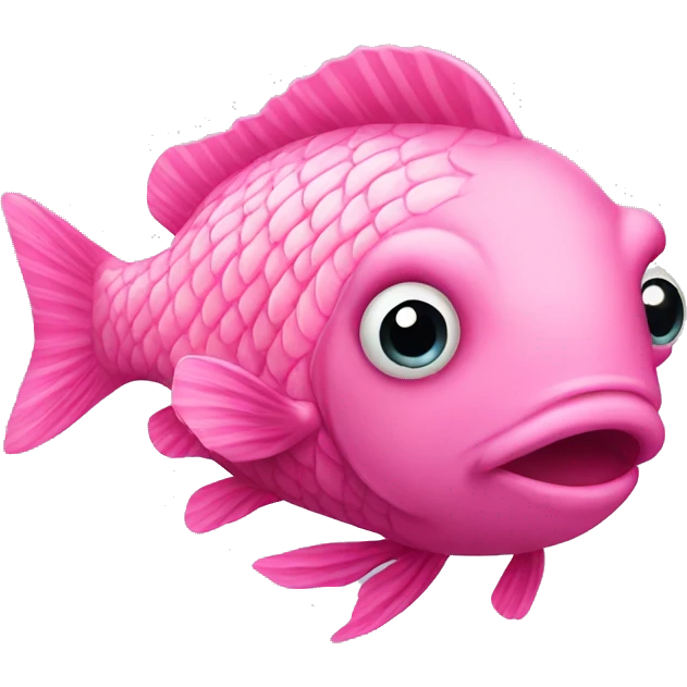 pink fish emoji