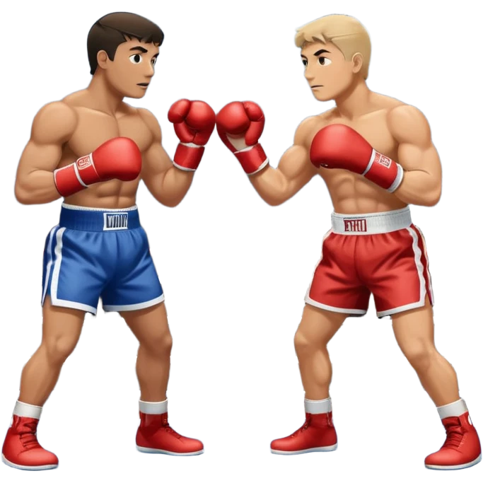 minister vs. celeb as if they were boxing emoji