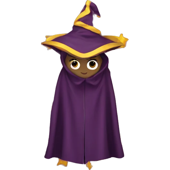 Wizard’s cloak emoji