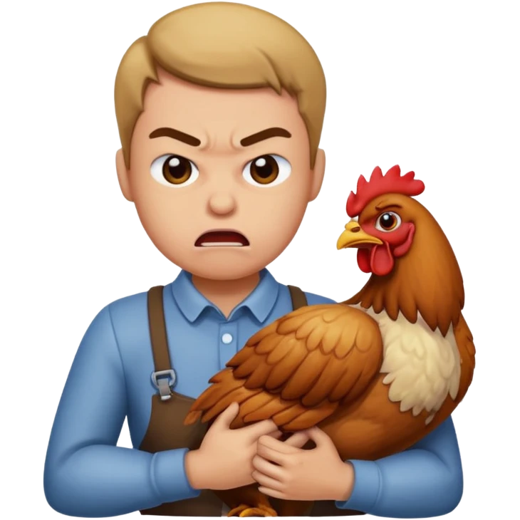 choke the chicken emoji