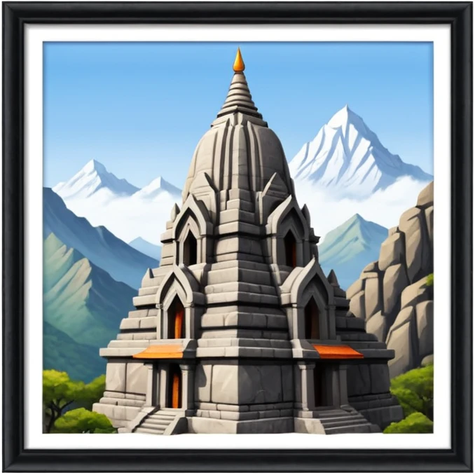 a girnar ji temple situated in india emoji