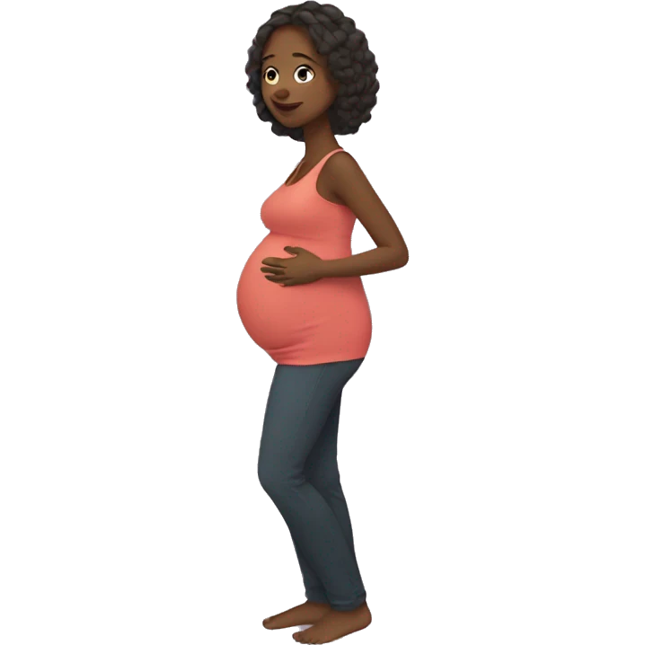 Pregnant woman  emoji