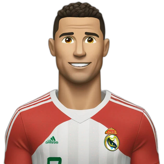 Ronaldo qui boit du coca emoji