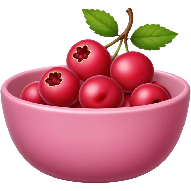 berry in pink bowl emoji
