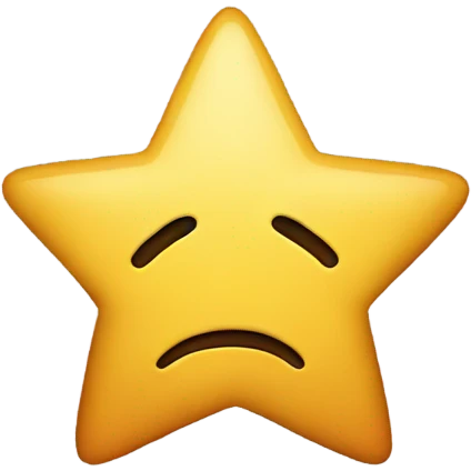Sad Star emoji